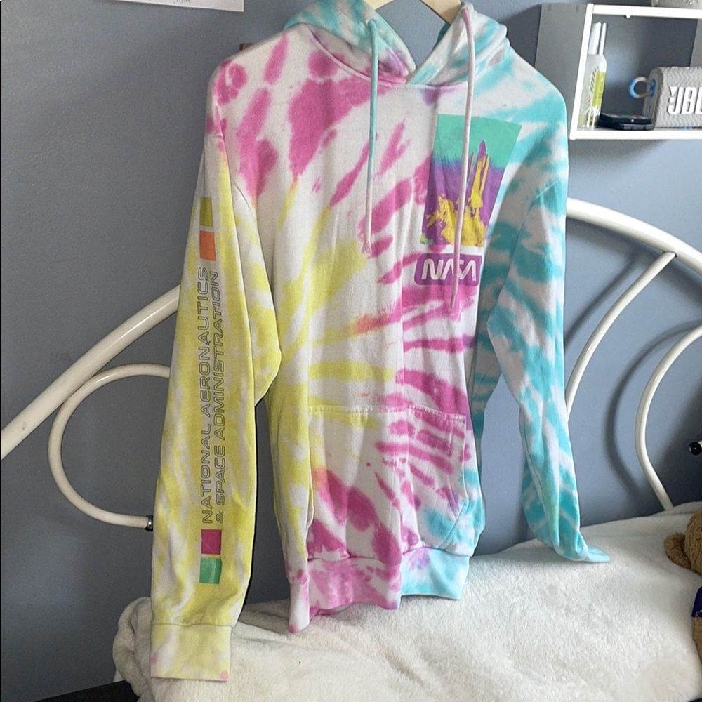 Hyperspace NASA Colorful Tie-Dye Hoodie